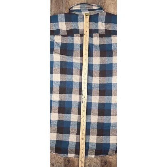 New Sears Outdoor Life Campside Flannel Shirt Size Large NWT Buffalo Plaid Check - Picture 9 of 11